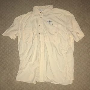 Guy Harvey short sleeved button down shirt
